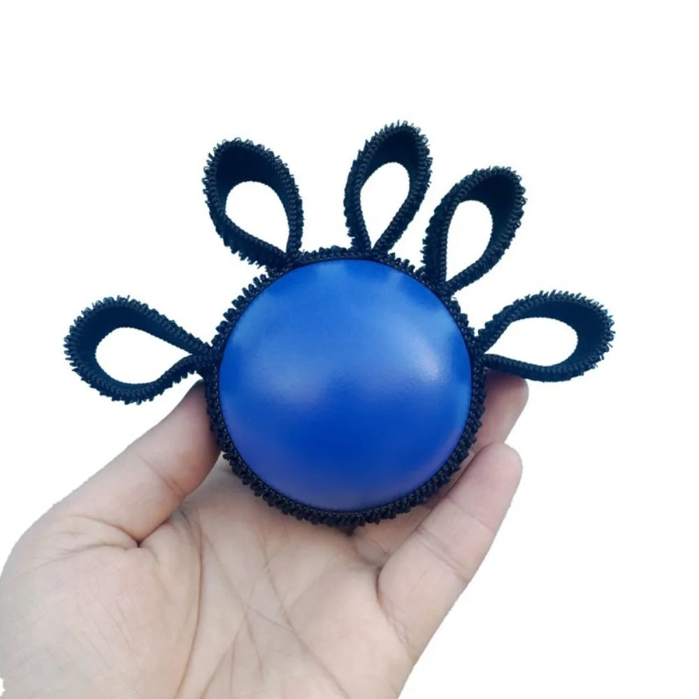 गोलो आकारको औंला व्यायामकर्ता बल पाखुरा एर्गोनोमिक नाडी व्यायाम बल पाखुरा कसरत बल हातको निपुणता