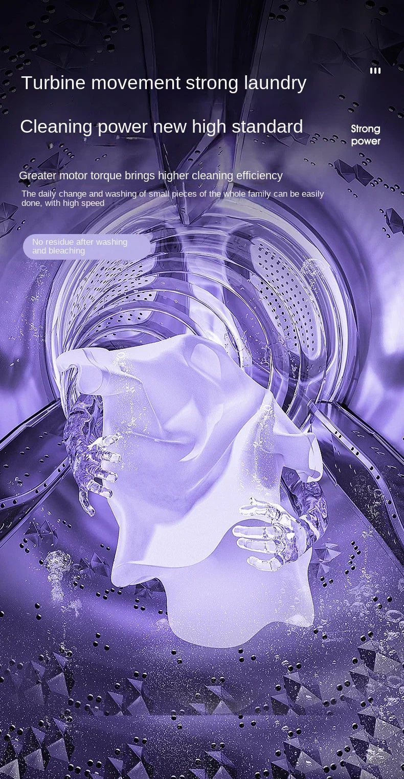 मोजा अन्डरवियर प्यान्टी वाशरको लागि स्पिन ड्रायर सहितको ६.५ लिटर पोर्टेबल सानो फोल्डेबल वाशिङ मेसिन घरायसी मिनी वाशिङ मेसिन