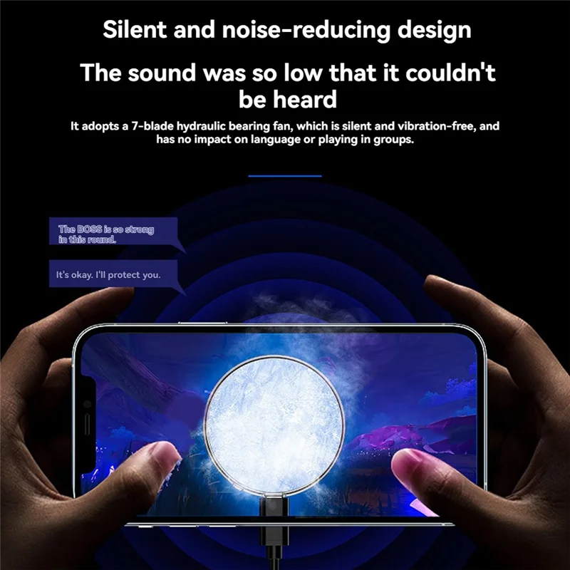 गेमिङ कुशल ताप सिङ्क प्रविधिको लागि आदर्श N11R अल्ट्राथिन चुम्बकीय अर्धचालक फोन कूलर