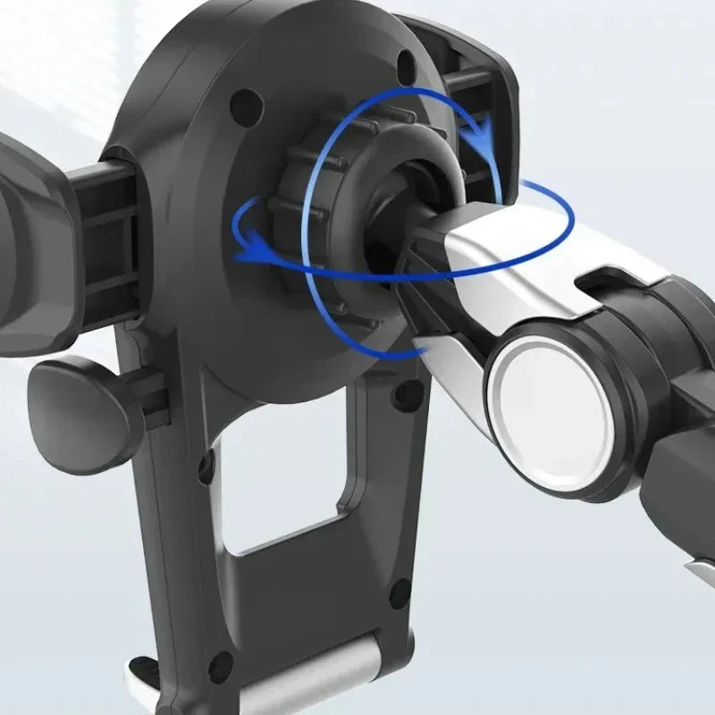 बायाँ र दायाँ समायोज्य घुमाउने कार फोन स्ट्यान्ड - डेस्कटप र नेभिगेसन फोन होल्डर सहायक उपकरण