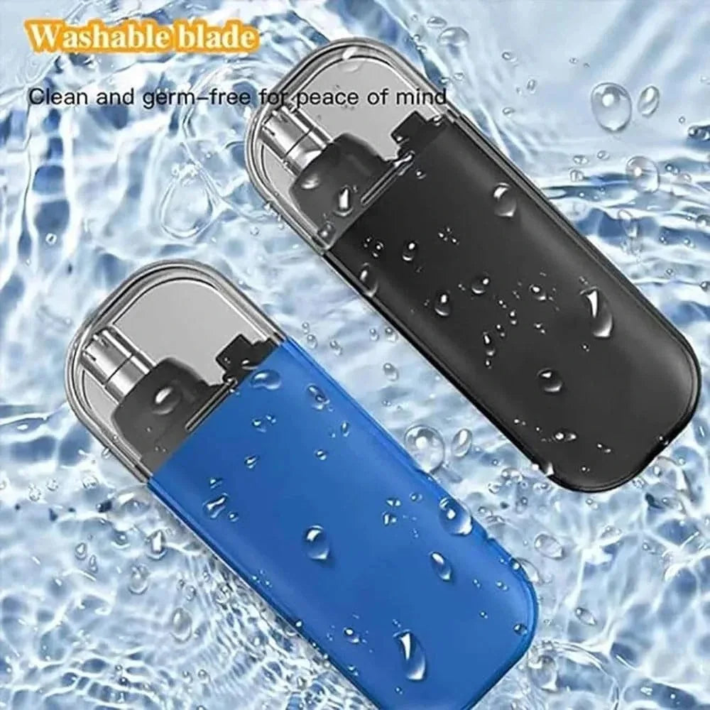 रिचार्जेबल नोज हेयर ट्रिमर क्लिपर USB चार्जिङ डुअल-एज ब्लेड इलेक्ट्रिक पोर्टेबल पुरुष मिनी नोज हेयर ट्रिमर फेस केयर किट