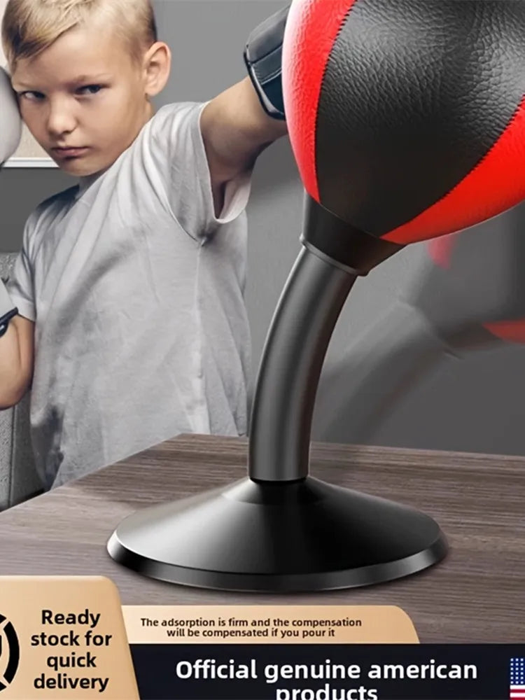 (संयुक्त राज्य अमेरिका द्वारा सिफारिस गरिएको) डेस्कटप बक्सिङ स्पीड रियाक्सन बल - दुवै केटाहरूको लागि उपयुक्त बालबालिकाको खेलौना प्रशिक्षण उपकरण