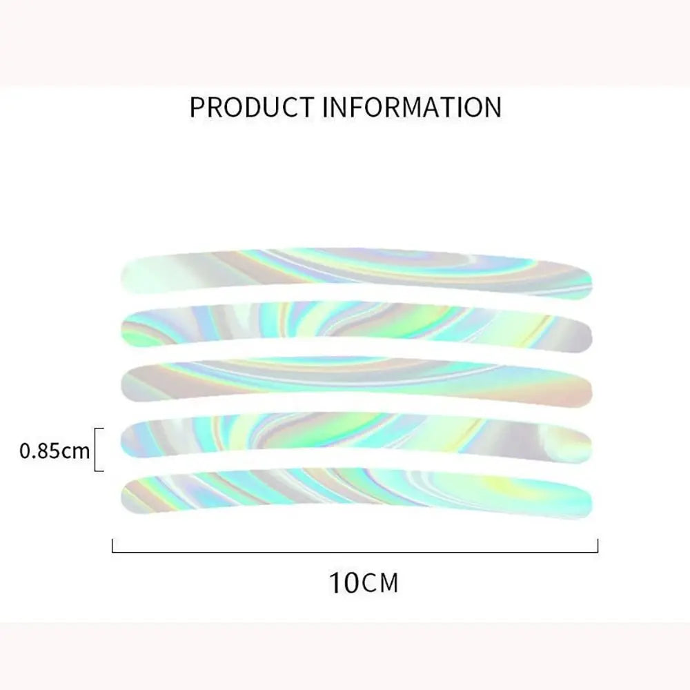 २० पीसी व्हील हब रिफ्लेक्टिभ स्टिकर इन्द्रेणी फ्लोरोसेन्स ल्युमिनस स्ट्राइप टेप कार मोटरसाइकल डेकल नाइट ड्राइभिङ सेफ्टी एक्सेसरी