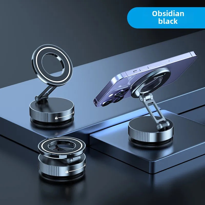 भ्याकुम म्याग्नेटिक कार फोन होल्डर फोल्डेबल सक्सन कप मिरर जिम बाथ शावर स्ट्यान्ड आईफोन १६ १५ १४ १३ १२ ११ शाओमी सामसुङको लागि