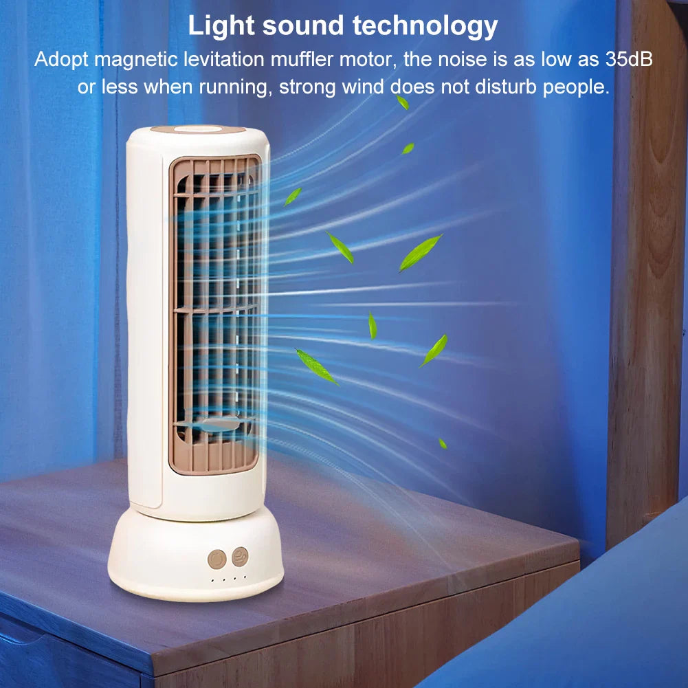 ३ स्पीड र ९०° ओसिलेशन डेस्क फ्यान भएको डेस्कटप मिनी टावर फ्यान शान्त कूलिंग फ्यान होम अफिस डेस्कटप बेडरूमको लागि कूलर फ्यान