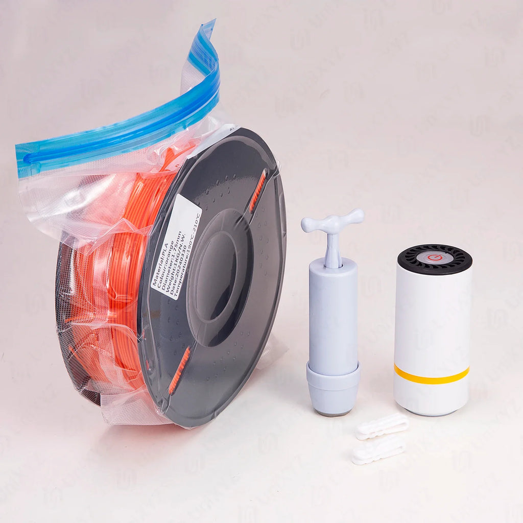 थ्रीडी प्रिन्टर फिलामेन्ट भण्डारण भ्याकुम सिलर ब्याग, सक्शन पम्प, भ्याकुम सिलरको लागि स्वचालित पम्प र ह्यान्ड पम्प