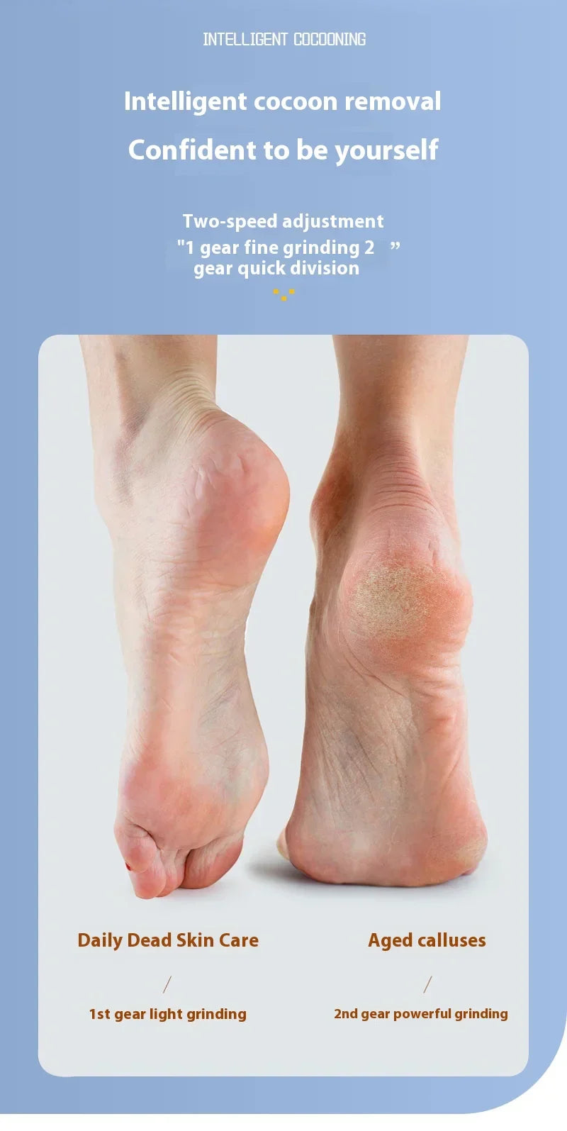इलेक्ट्रिक फुट ग्राइन्डर, रिचार्जेबल खुट्टा मर्मत उपकरण, मृत छाला र कलस पालिस गर्ने मेसिन, एक्सफोलिएटिंग पालिस गर्ने मेसिन