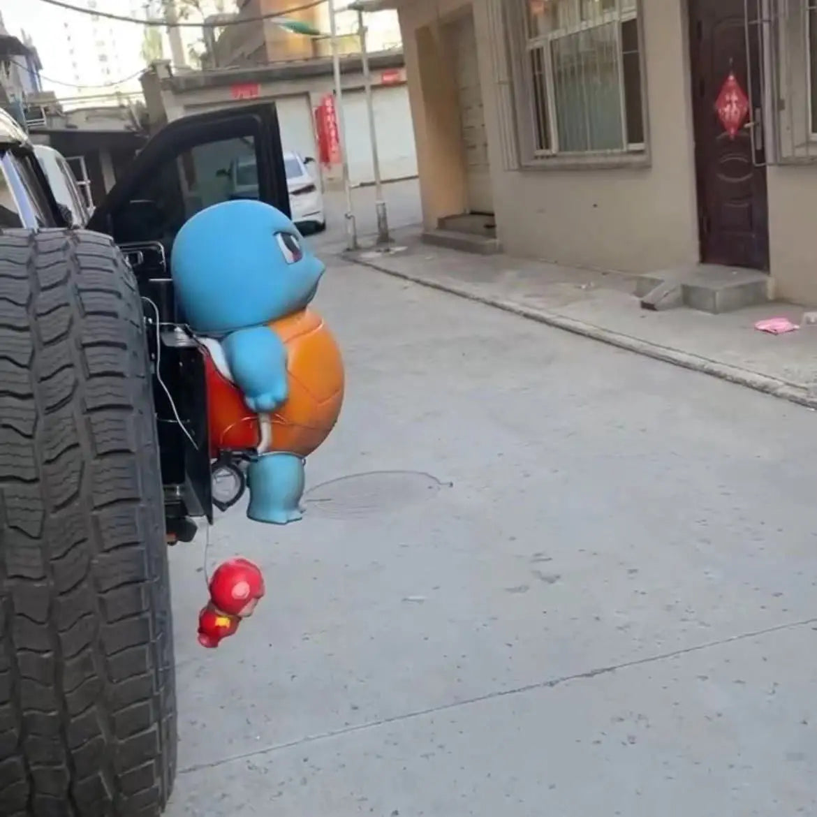 पोकेमोन स्क्वर्टल पानी छर्कने खेलौना ठूलो आकारको प्यारो जेनी टर्टल कार सहायक उपकरण लोकप्रिय एनिमे मोडेल ह्यान्ड फिगर सङ्कलनयोग्य