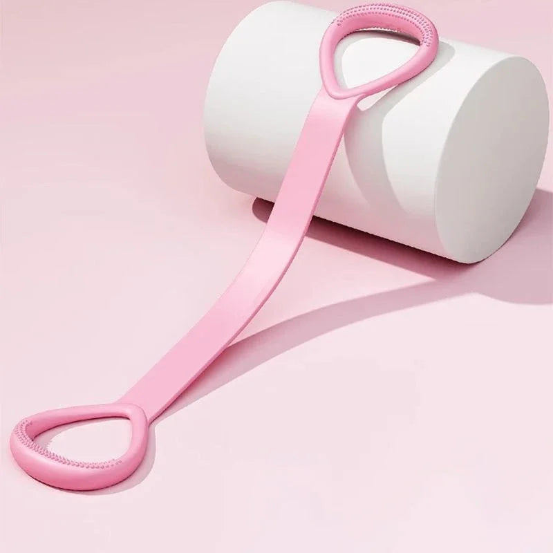 स्ट्रेच स्ट्र्याप योगा ८-फिगर टेन्सनर योगा उपकरण ओपन ब्याक अभ्यास काँध योग स्ट्रेचिङ बेल्ट इलास्टिक स्ट्रेच ब्यान्ड कसरत