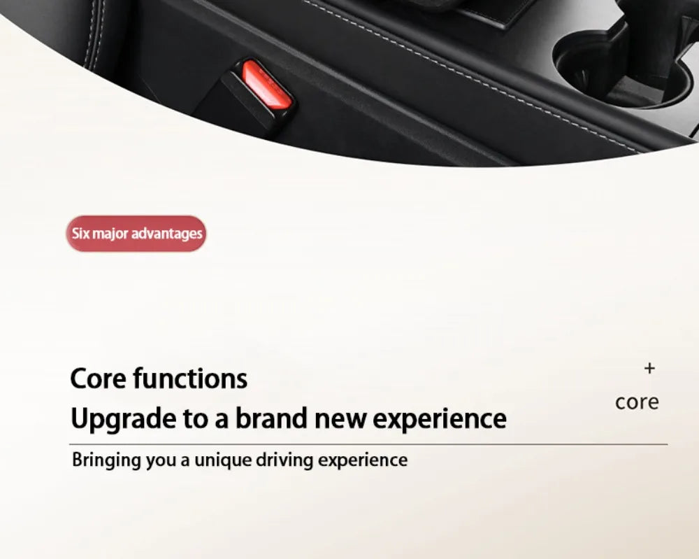 पोर्टेबल सेन्टर कन्सोल आर्मरेस्ट कुशन PU लेदर मल्टिफंक्शनल आर्मरेस्ट प्याड कप होल्डर टिस्यु बक्सको साथ उचाइ बढाउँदै