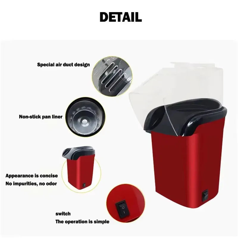 पपकर्न मेसिन, पूर्ण स्वचालित मिनी सानो पुरानो जमानाको पपकर्न पफर मेसिन, बालबालिकाको ब्लास्टिङ भ्याली मेसिन, इलेक्ट्रिक