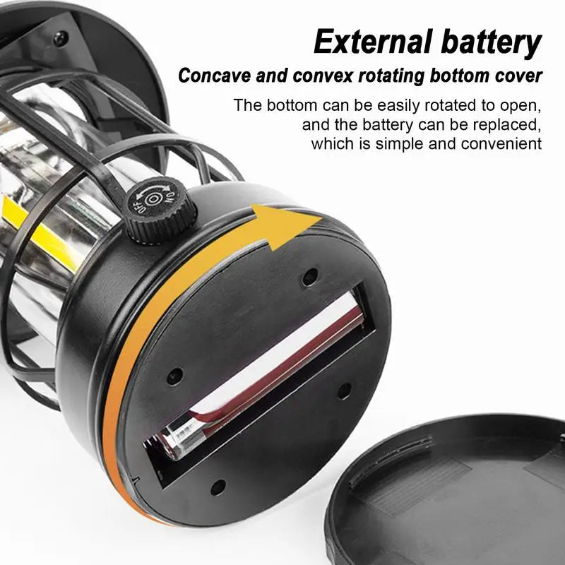 सौर्य क्याम्पिङ लालटेन मोशन सेन्सर रिचार्जेबल टेन्ट लाइट लालटेन पोर्टेबल सौर्य संचालित ल्यान्डस्केप पदयात्रा टर्चलाइटको लागि