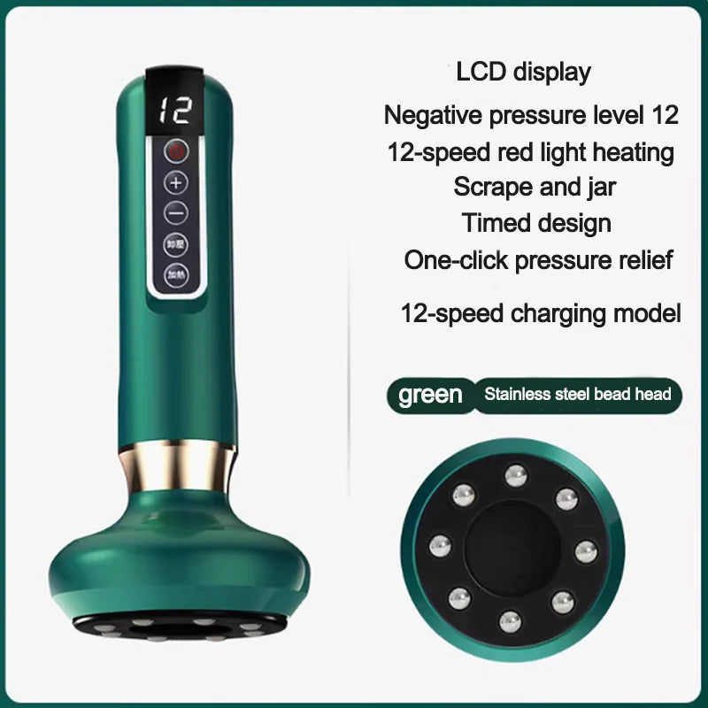 इलेक्ट्रिक बहु-कार्यात्मक तताउने मेरिडियन ड्रेजिङ र अवशोषित उपकरण बुद्धिमान नकारात्मक दबाव ताप कम्प्रेसर