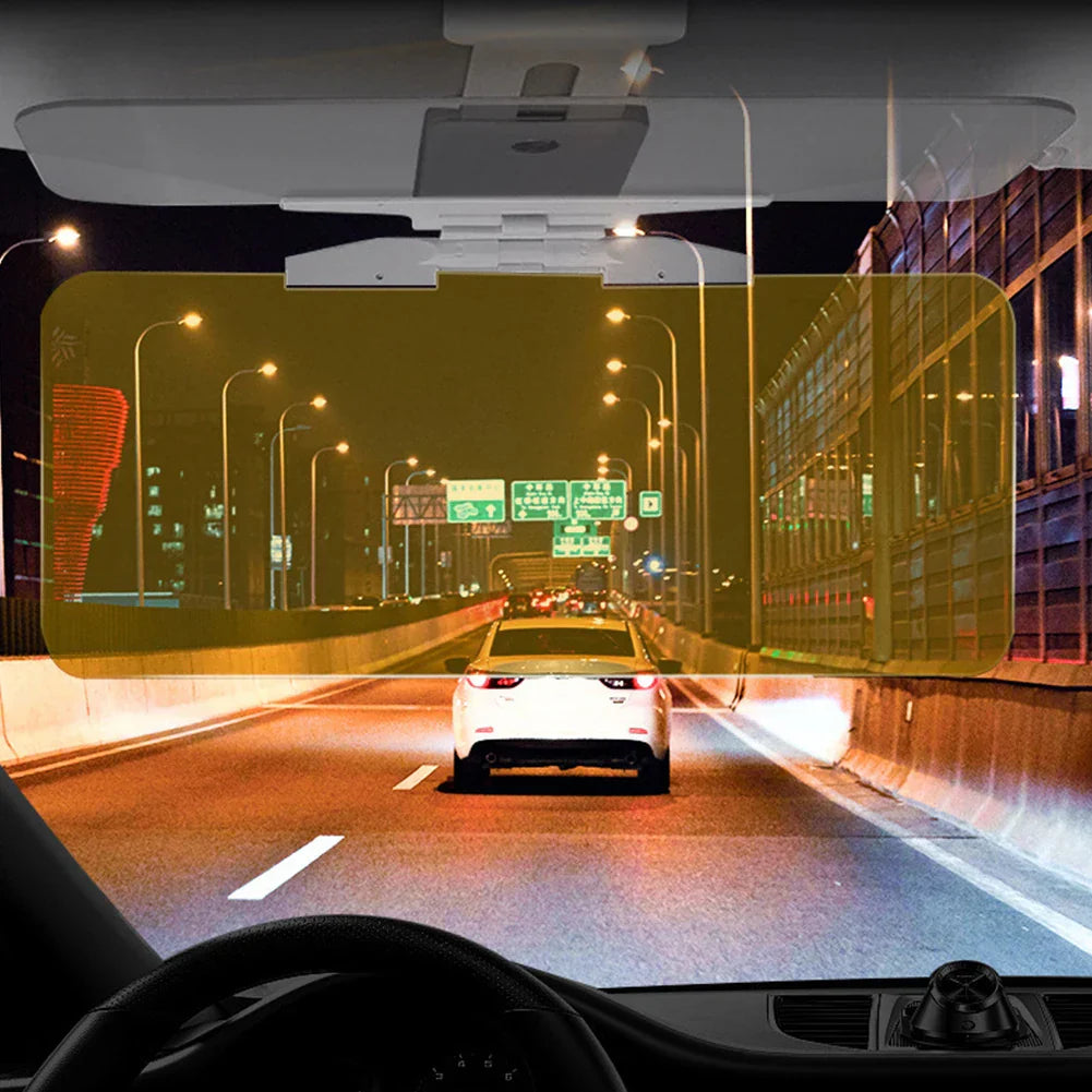 कार सन भिजर पोलराइज्ड एन्टी ग्लेयर सन भिजर एक्स्टेन्डर एन्टी-ड्याजल यूभी ब्लकिङ सनशेड एचडी नाइट भिजन ड्राइभिङ गगल सन शेड