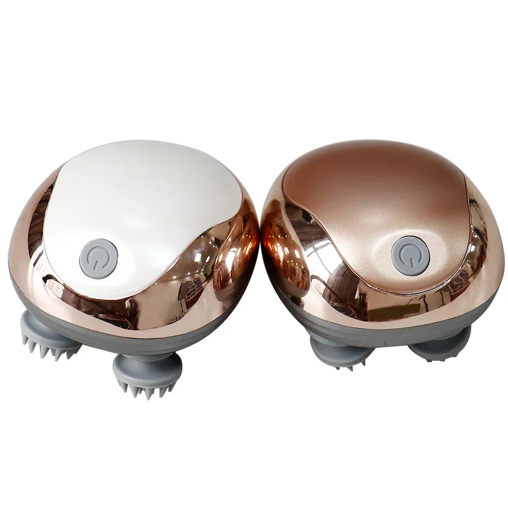 इलेक्ट्रिक स्क्याल्प मसाजर हेड्स स्क्याल्प निडिङ भाइब्रेटिंग डिभाइस कपालको वृद्धिको लागि ६ मोडहरू तनाव आराम वाटरप्रूफ मसाजर