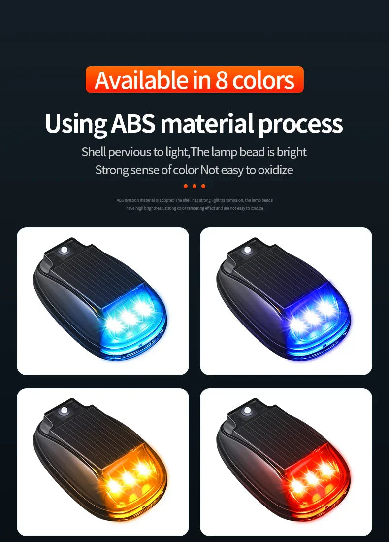 रिमोट कन्ट्रोल क्याब सिग्नल ल्याम्प सहितको सौर्य कार रूफ स्ट्रोब लाइट वायरलेस नो पंच एलईडी ट्रक पिकअप ट्रक रूफ चेतावनी लाइटहरू