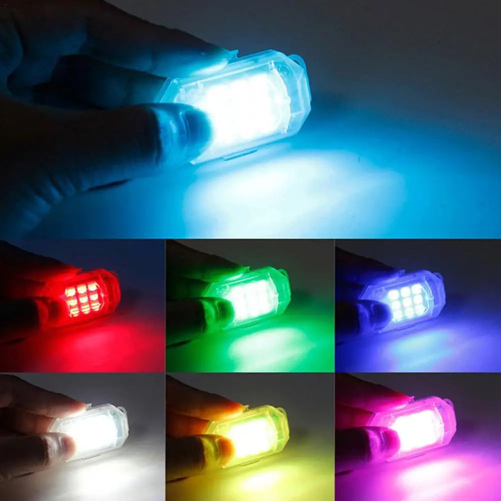 कार साइकल ड्रोनको लागि मोटरसाइकल वायरलेस एलईडी स्ट्रोब लाइट रिमोट कन्ट्रोल एयरक्राफ्ट लाइट नेभिगेसन चेतावनी लाइट सूचक