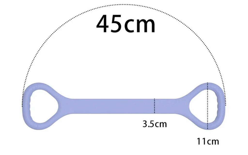 स्ट्रेच स्ट्र्याप योगा ८-फिगर टेन्सनर योगा उपकरण ओपन ब्याक अभ्यास काँध योग स्ट्रेचिङ बेल्ट इलास्टिक स्ट्रेच ब्यान्ड कसरत
