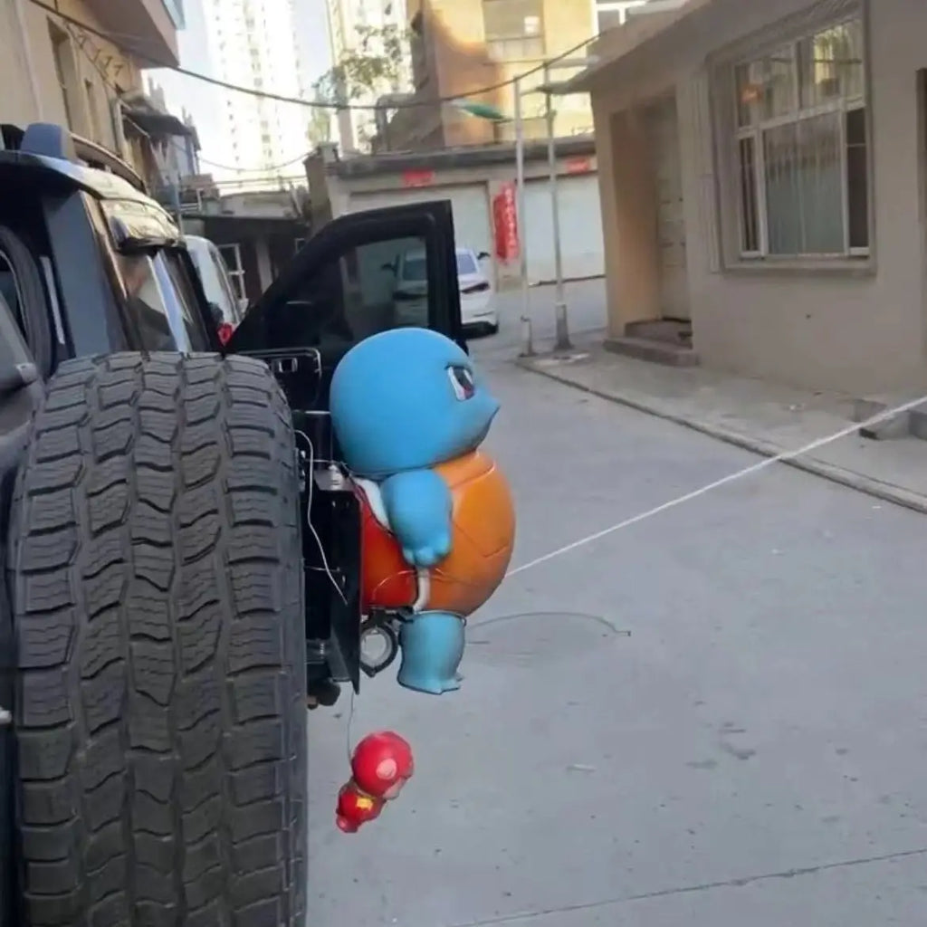 पोकेमोन स्क्वर्टल पानी छर्कने खेलौना ठूलो आकारको प्यारो जेनी टर्टल कार सहायक उपकरण लोकप्रिय एनिमे मोडेल ह्यान्ड फिगर सङ्कलनयोग्य