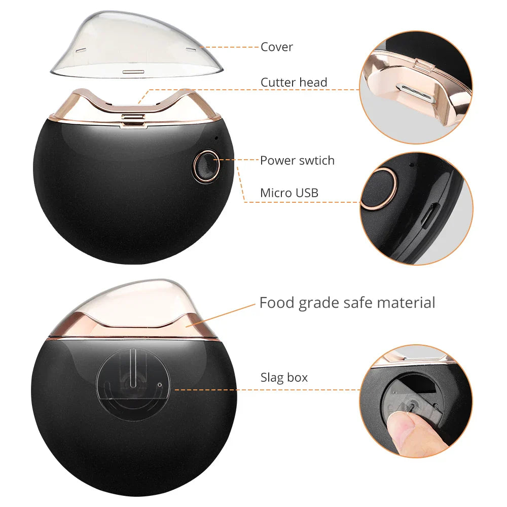 इलेक्ट्रिक नेल क्लिपर स्वचालित नेल क्लिपर ट्रिमर कटर नेल सिजर कम आवाज एन्टी-स्प्ल्याश नेल मेसिन मैनीक्योर मेसिन