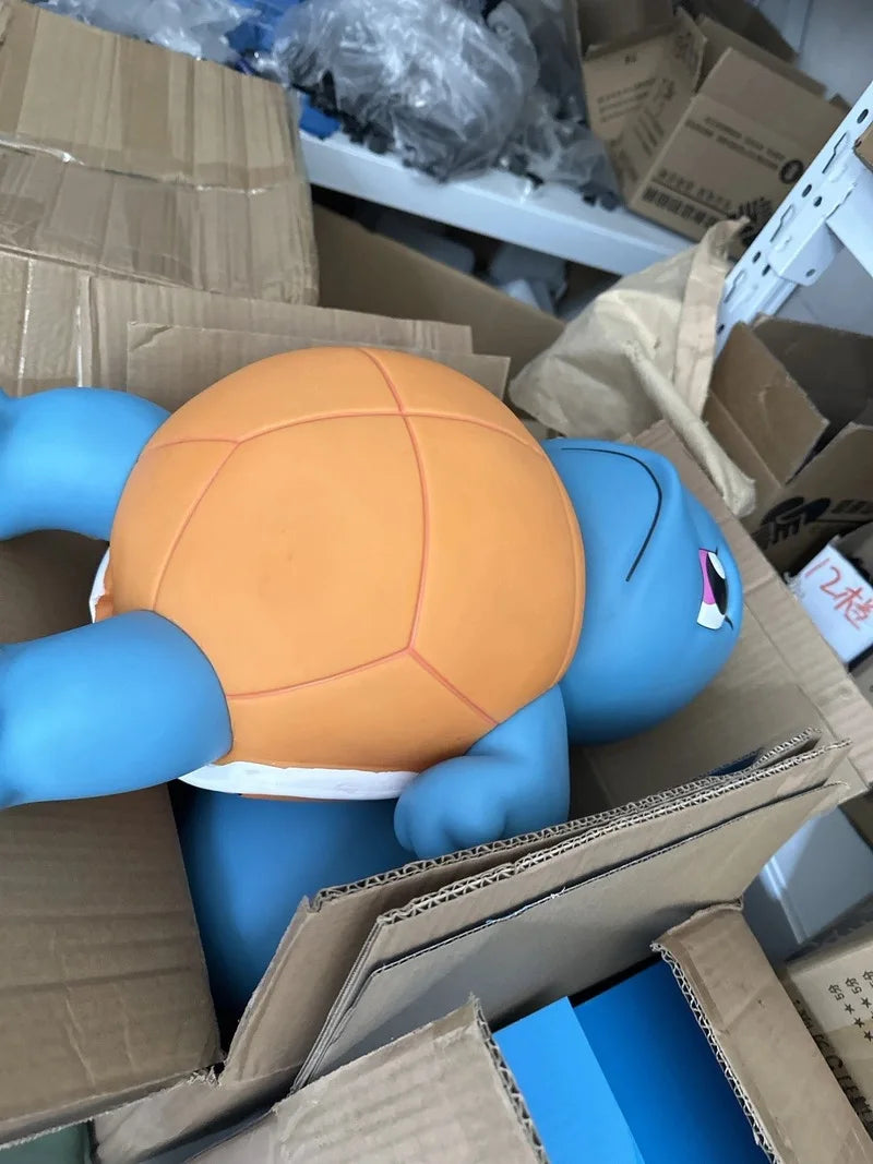 पोकेमोन स्क्वर्टल पानी छर्कने खेलौना ठूलो आकारको प्यारो जेनी टर्टल कार सहायक उपकरण लोकप्रिय एनिमे मोडेल ह्यान्ड फिगर सङ्कलनयोग्य