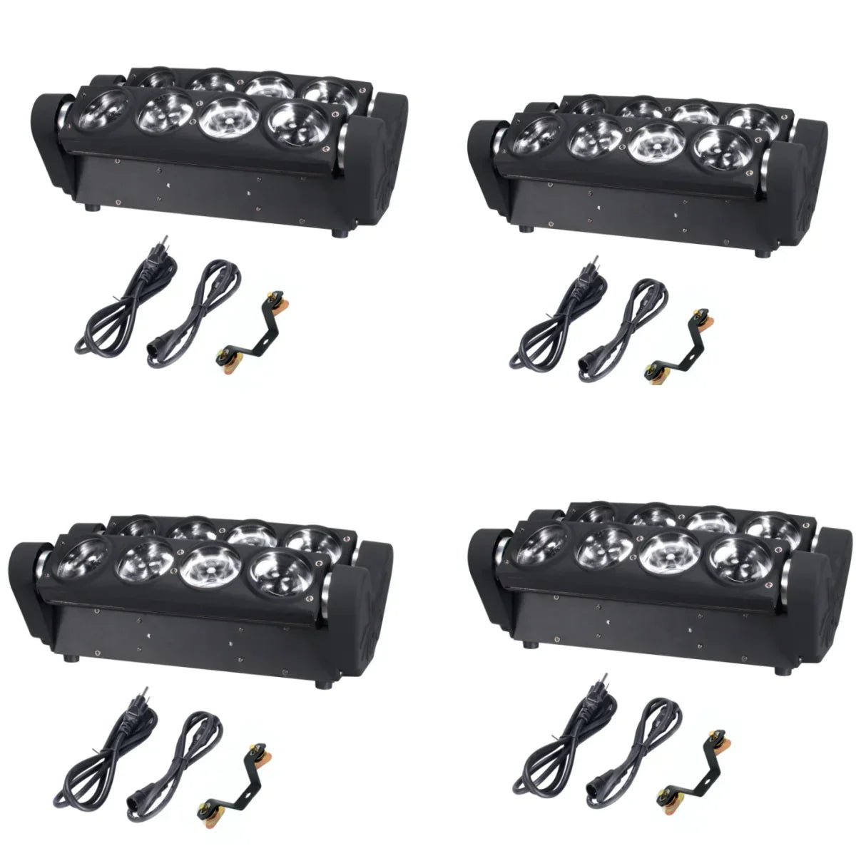 एलईडी ८x१५W ४in१ स्पाइडर लाइट RGBW पार्टी डीजे बीम वाश मुभिङ हेड DMX कन्ट्रोल स्टेज इफेक्ट