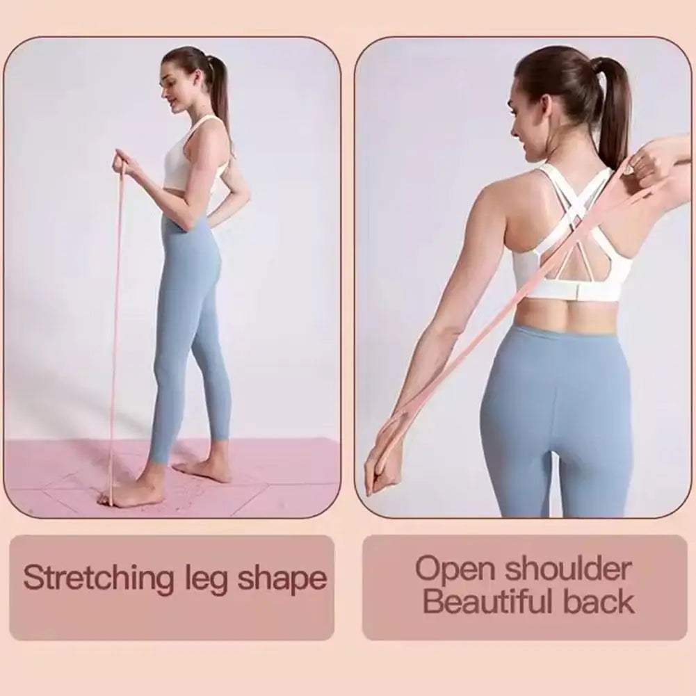 ८ वर्ड टेन्सनर आठ सिलिकॉन योग सहायक घर इलास्टिक ब्यान्ड फिटनेस उपकरण काँधको सौन्दर्य पछाडि इलास्टिक ब्यान्ड