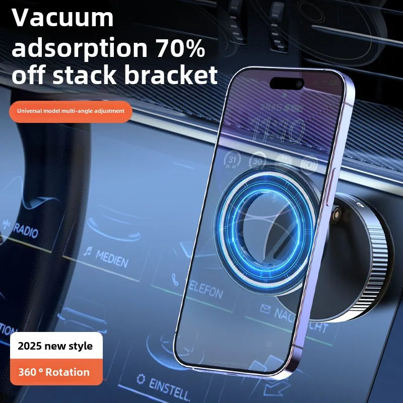 भ्याकुम म्याग्नेटिक कार फोन होल्डर फोल्डेबल सक्सन कप मिरर जिम बाथ शावर स्ट्यान्ड आईफोन १६ १५ १४ १३ १२ ११ शाओमी सामसुङको लागि