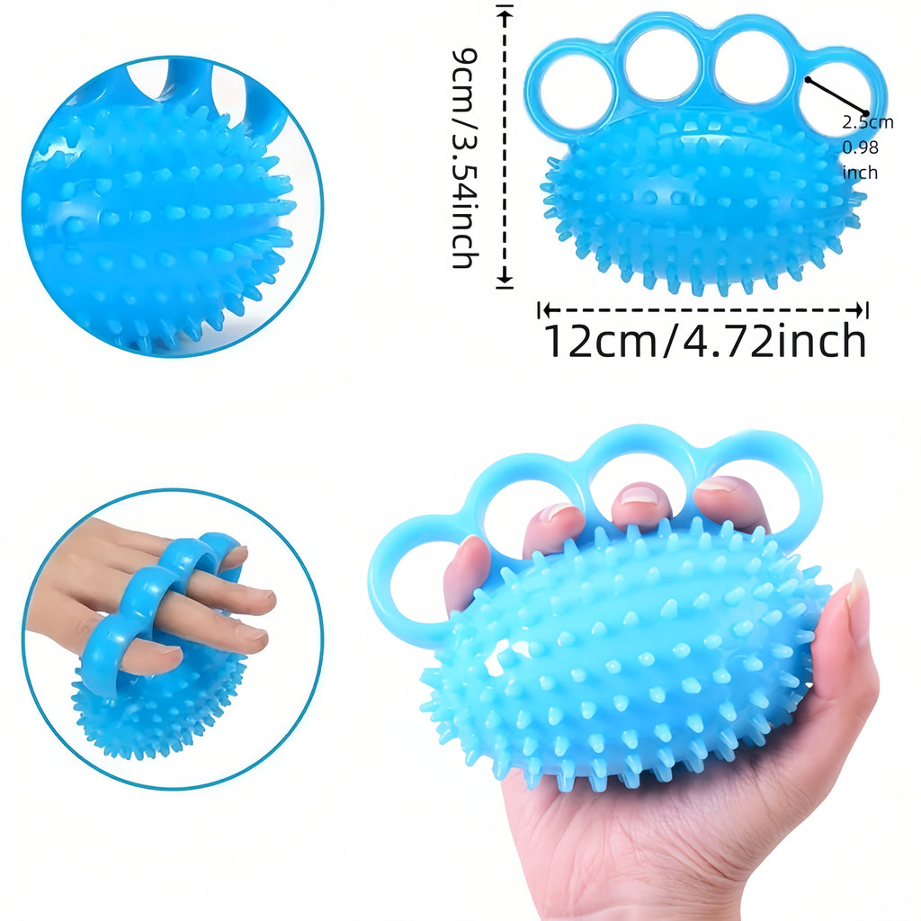 TPU ह्यान्ड ग्रिप स्ट्रेन्थनर, फिंगर एक्सरसाइजर, स्ट्रेन्थ ट्रेनिङ ग्रिप ट्रेनर, सुधारिएको हातको बलको लागि चार्ज नगरिएको, टिकाउ व्यायाम उपकरण - पहेंलो, नीलो, गुलाबी रंगमा उपलब्ध छ।