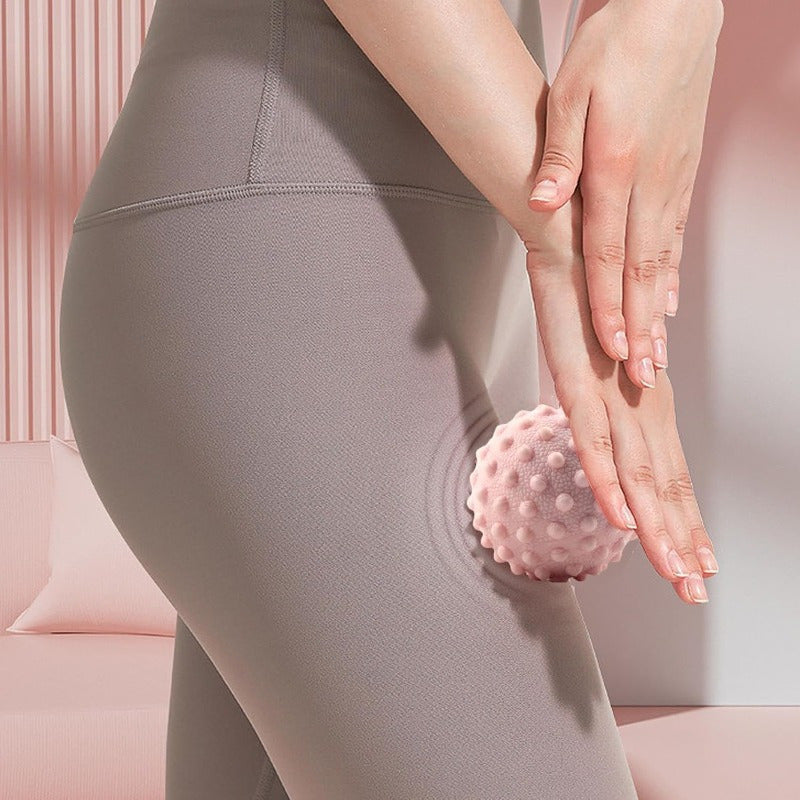 योग फिटनेस रोलर, पूर्ण शरीर ट्रिगर पोइन्ट हेरचाहको लागि म्यानुअल योग मसाज बल, घर जिमको लागि उपयुक्त, गुलाबी, बैजनी, नीलो, हरियो रंगमा मांसपेशी आराम