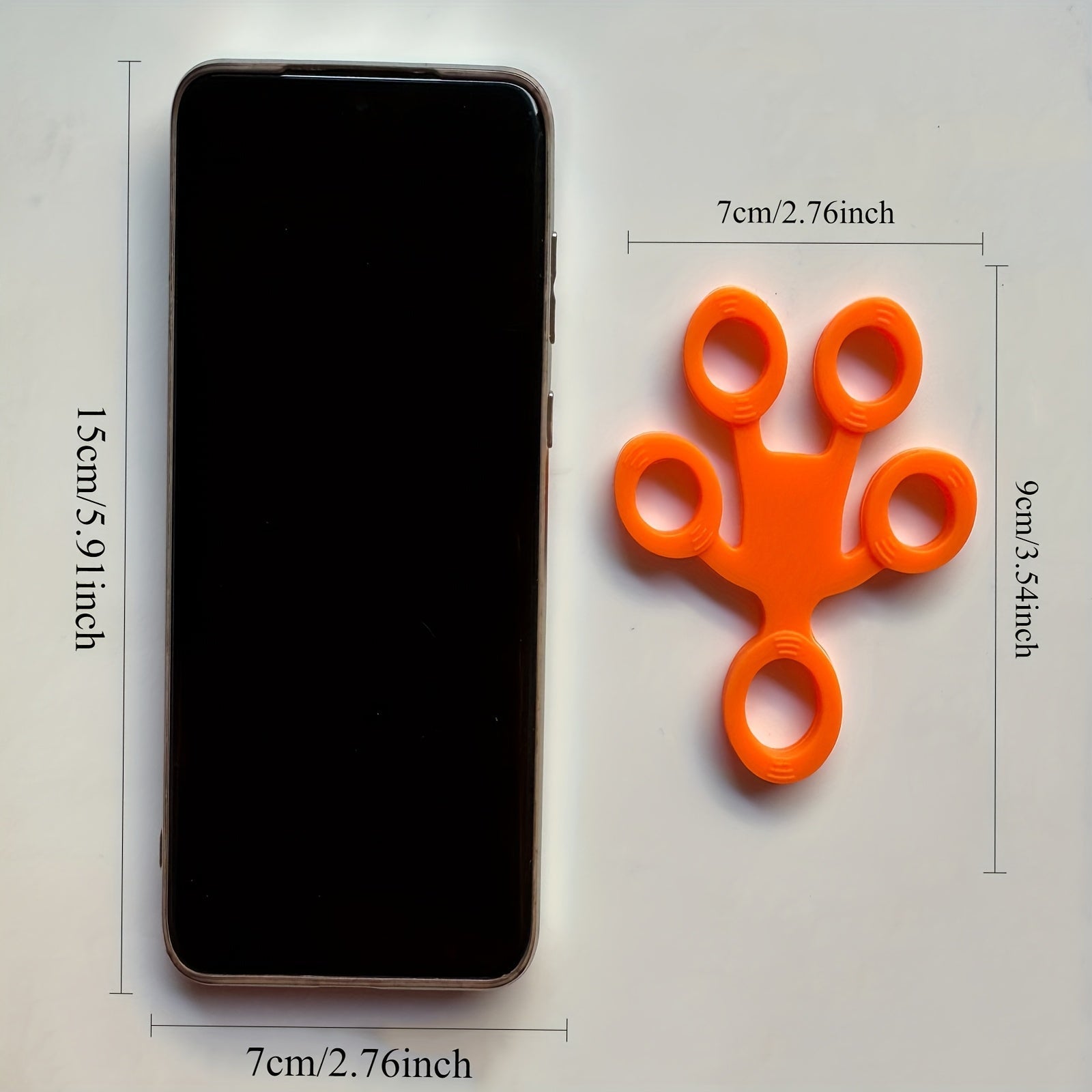 १ पिस सिलिकन फिंगर ग्रिप स्ट्रेन्थनर, मध्यम टेन्सन लेभल, औंला तालिम र शक्ति सुधारको लागि हात व्यायाम गर्ने औंठी