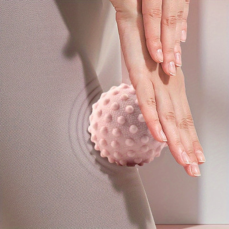 योग फिटनेस रोलर, पूर्ण शरीर ट्रिगर पोइन्ट हेरचाहको लागि म्यानुअल योग मसाज बल, घर जिमको लागि उपयुक्त, गुलाबी, बैजनी, नीलो, हरियो रंगमा मांसपेशी आराम